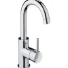 AquaSu Einhebelmischer Waschbeckenarmatur 137 Basic Chrom