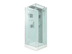 AquaVapore Dampfdusche Duschtempel Sauna Dusche Duschkabine D38-00L2-EC 80x80 cm