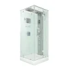 AquaVapore Dampfdusche Duschtempel Sauna Dusche Duschkabine D38-00R2 80x80 cm
