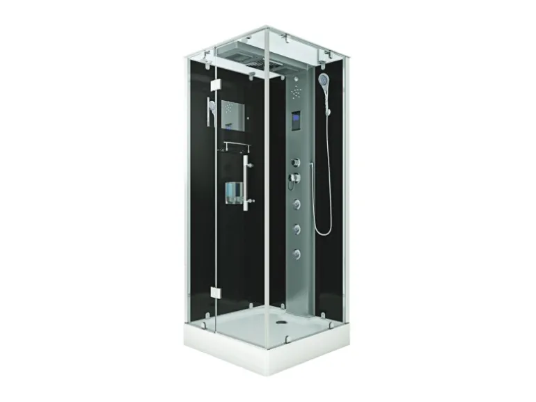 AquaVapore Dampfdusche Duschtempel Sauna Dusche Duschkabine D38-13L2-EC 90x90 cm