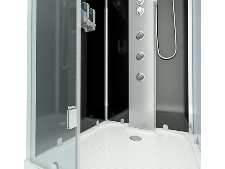 AquaVapore Dampfdusche Duschtempel Sauna Dusche Duschkabine D38-13L3 90x90 cm