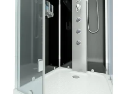 AquaVapore Dampfdusche Duschtempel Sauna Dusche Duschkabine D38-03L2 80x80 cm