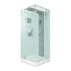 AquaVapore Dampfdusche Duschtempel Sauna Dusche Duschkabine D38-20L2 100x100 cm