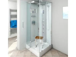AquaVapore Dampfdusche Duschtempel Sauna Dusche Duschkabine D38-20L2 100x100 cm