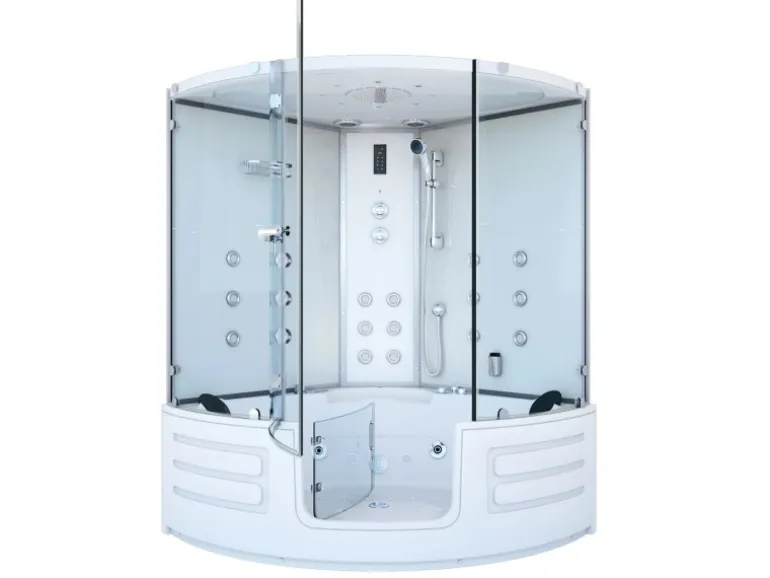 AquaVapore Dampfdusche Whirlpool Dusche Duschkabine K70-WS-EH-EC 150x150cm