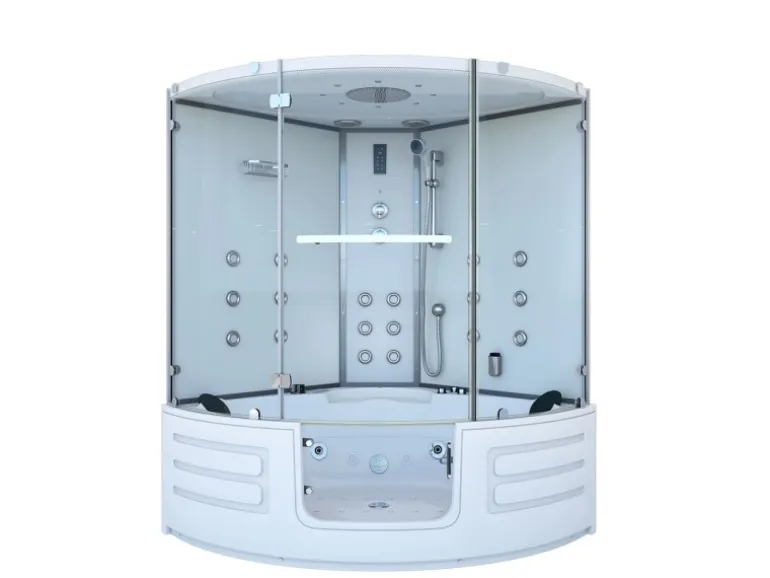 AquaVapore Dampfdusche Whirlpool Dusche Duschkabine K70-WS-EH-EC-SC 150x150cm
