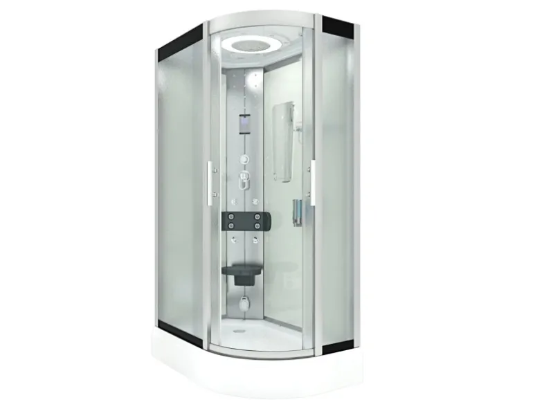 AquaVapore Dusche Duschkabine D60-70M2R-EC Duschtempel Sauna 80x120 cm