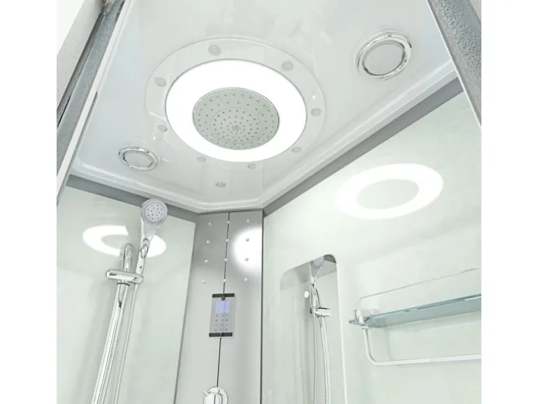AquaVapore Dusche Duschkabine D60-70M2R-EC Duschtempel Sauna 80x120 cm