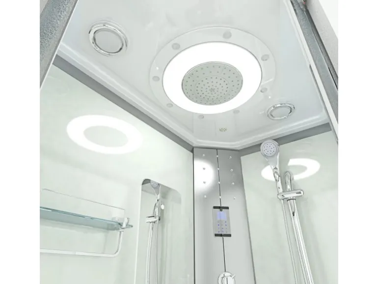 AquaVapore Dusche Duschkabine D60-70M2L-EC Duschtempel Sauna 120x80 cm