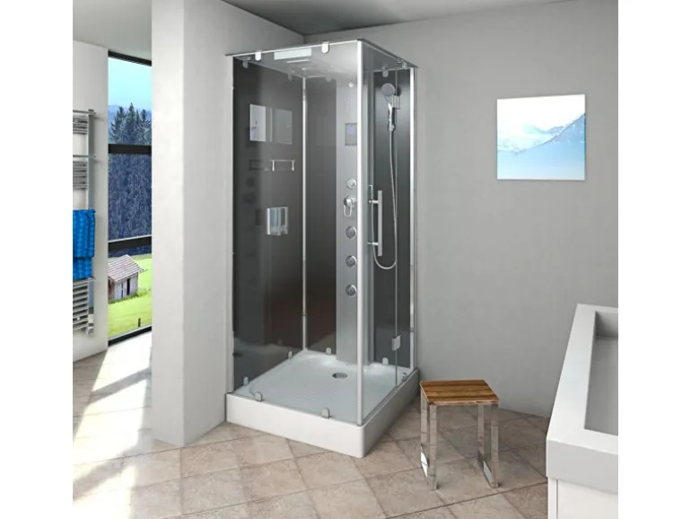 AquaVapore Duschkabine Komplettdusche D38-03R0 Fertigdusche Dusche 80x80 cm