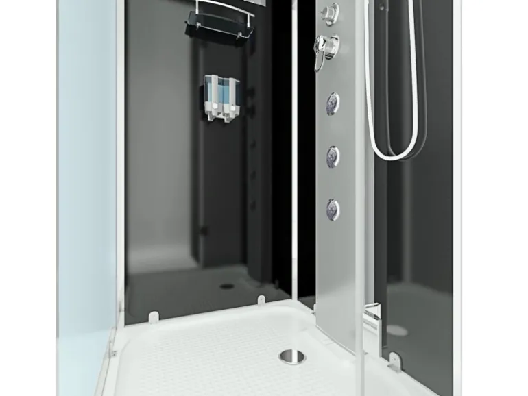 AquaVapore Duschkabine Komplettdusche D38-03R0 Fertigdusche Dusche 80x80 cm