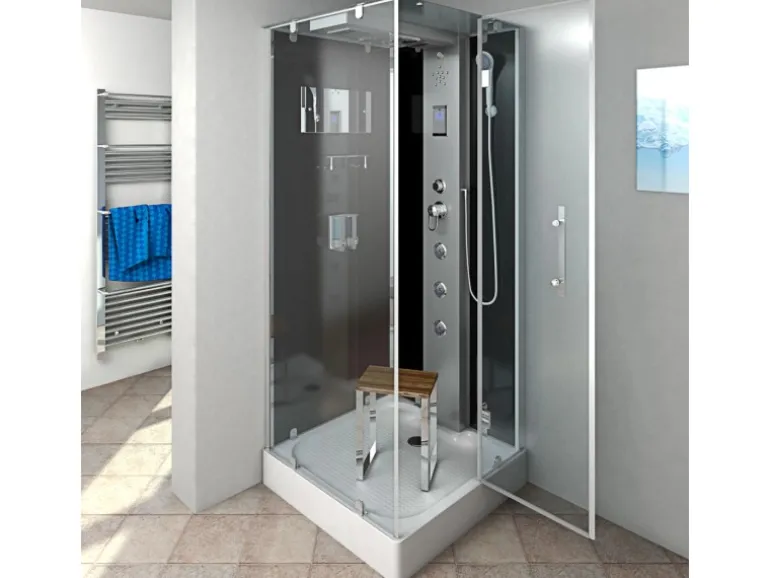 AquaVapore Duschkabine Komplettdusche D38-03R0 Fertigdusche Dusche 80x80 cm