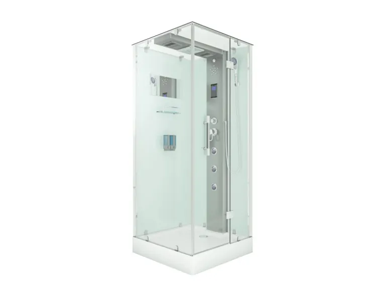 AquaVapore Duschkabine Komplettdusche D38-20R0 Fertigdusche Dusche 100x100 cm