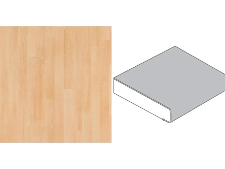 Arbeitsplatte Buche Parkett 60 cm x 3,9 cm Meterware