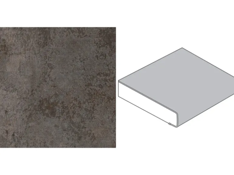 Arbeitsplatte Metall Versicolour 90 cm x 2,9 cm Meterware