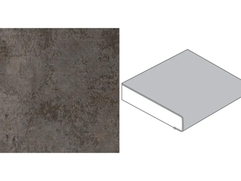 Arbeitsplatte Metall Versicolour 90 cm x 3,9 cm Meterware