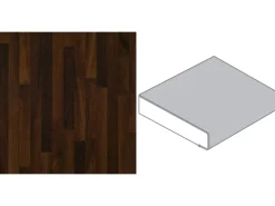 Arbeitsplatte Noce Butcherblock 90 cm x 3,9 cm Meterware