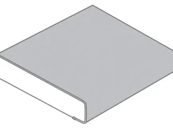 Arbeitsplatte Uni Weiß 90 cm x 3,9 cm Meterware