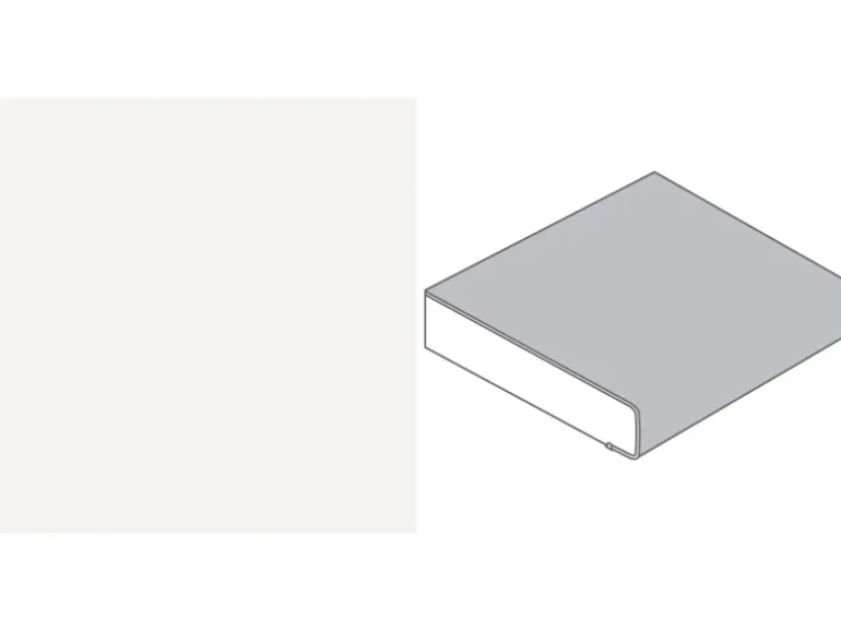 Arbeitsplatte Uni Weiß 90 cm x 2,9 cm Meterware
