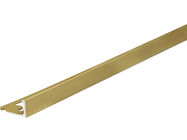 Arcansas Winkel Profil Alu elox. Gold 0,8 x 2,3 x 250 cm