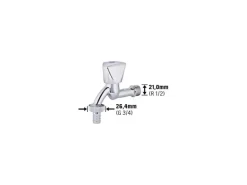 Auslaufventil 21 mm (R 1/2)