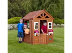 Backyard Spielhaus Timberlake aus Zedernholz 107 cm x 117 cm inkl. Zubehör