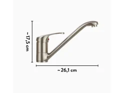 baliv Küchenarmatur KI-5093 Edelstahl-Optik