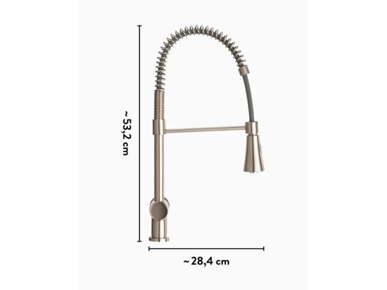 baliv Küchenarmatur KI-1172 Edelstahloptik
