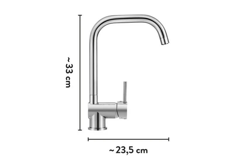 baliv Niederdruck-Küchenarmatur KI-1060 N Chrom