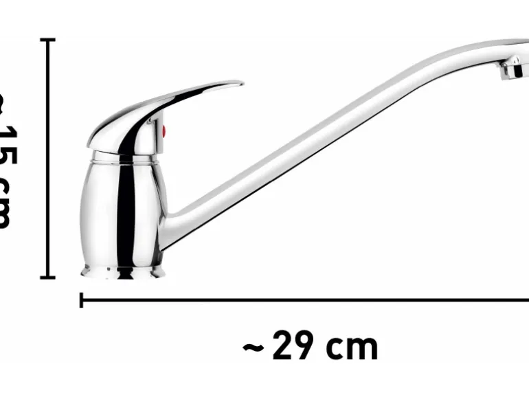 baliv Niederdruck-Küchenarmatur KI-5010 N Chrom