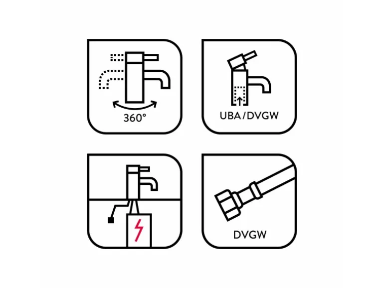 baliv Niederdruck-Küchenarmatur KI-5010 N Chrom