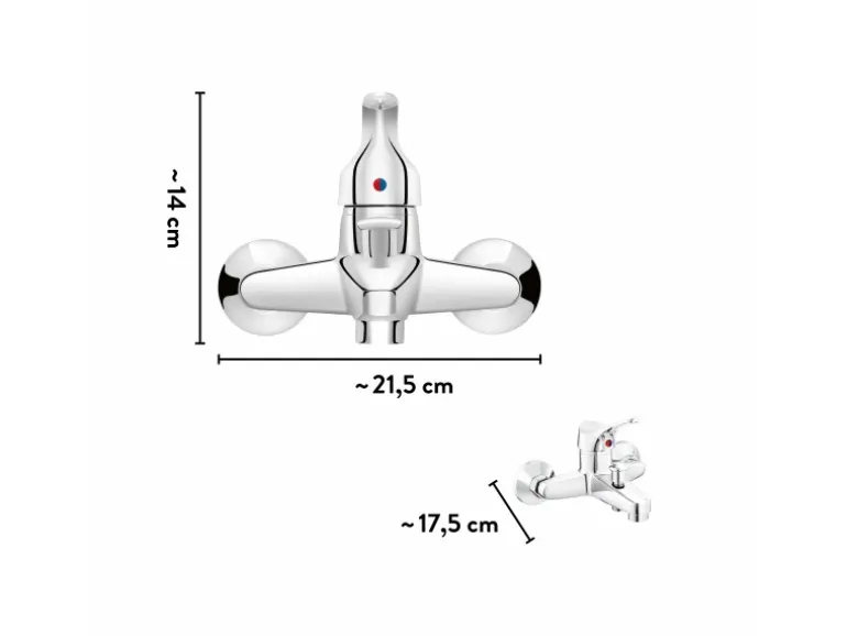baliv Wannenarmatur WA-5170 Chrom