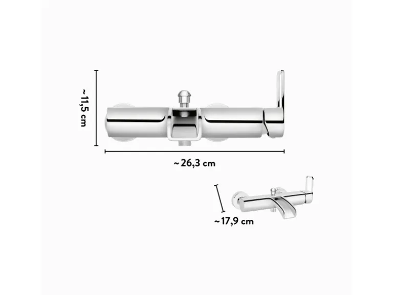 baliv Wannenarmatur WA-2510 Chrom