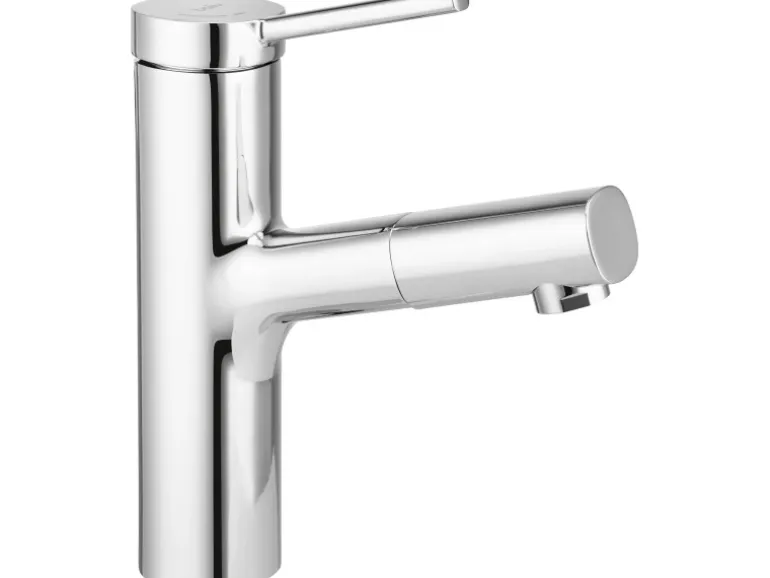 baliv Waschtischarmatur WT-680 mit Handbrause Einhebel Verchromt
