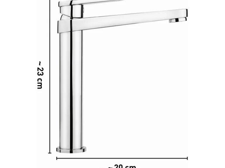 baliv Waschtischarmatur WT-191 Chrom