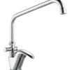 baliv Waschtisch-Kombi-Armatur WT-5371 Chrom für Waschbecken und Badewanne