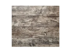 Banjado Herdabdeckplatte Glas 1 Teilig 60x52CM Schneidebrett Herdabdeckung Mit Motiv Alte Planken