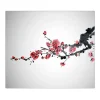Banjado Herdabdeckplatte Glas 1 Teilig 60x52CM Schneidebrett Herdabdeckung Mit Motiv Japanische Blüten 2