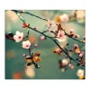 Banjado Herdabdeckplatte Glas 1 Teilig 60x52CM Schneidebrett Herdabdeckung Mit Motiv Japankirsche