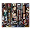 Banjado Herdabdeckplatte Glas 1 Teilig 60x52CM Schneidebrett Herdabdeckung Mit Motiv New York Show