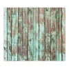 Banjado Herdabdeckplatte Glas 1 Teilig 60x52CM Schneidebrett Herdabdeckung Mit Motiv Verwittertes Holz