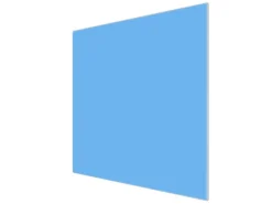 Banjado Herdabdeckplatte Glas 1 Teilig 60x52CM Schneidebrett Herdabdeckung Mit Motiv Pastellblau