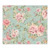 Banjado Herdabdeckplatte Glas 1 Teilig 60x52CM Schneidebrett Herdabdeckung Mit Motiv Altrosa Blume