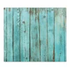 Banjado Herdabdeckplatte Glas 1 Teilig 60x52CM Schneidebrett Herdabdeckung Mit Motiv Blaues Holz