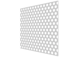 Banjado Herdabdeckplatte Glas 1 Teilig 60x52CM Schneidebrett Herdabdeckung Mit Motiv Punkte Grau