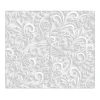Banjado Herdabdeckplatte Glas 2 Teilig Je 30x52CM Schneidebrett Herdabdeckung Mit Motiv White Swirl