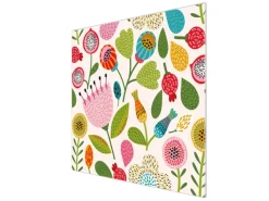 Banjado Herdabdeckplatte Glas 1 Teilig 60x52CM Schneidebrett Herdabdeckung Mit Motiv Rosa Kelch Hell