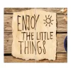 Banjado Herdabdeckplatte Glas 2 Teilig Je 30x52CM Schneidebrett Herdabdeckung Mit Motiv Happy Day