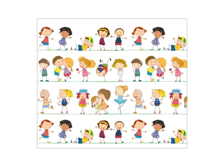 Banjado Herdabdeckplatte Glas 1 Teilig 60x52CM Schneidebrett Herdabdeckung Mit Motiv Kinder