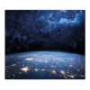Banjado Herdabdeckplatte Glas 1 Teilig 60x52CM Schneidebrett Herdabdeckung Mit Motiv Galaxie